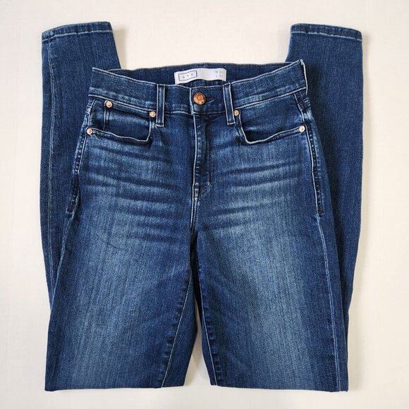 AYR The Chiller Skinny Jeans Womens 28 Medium Wash Blue Mid Rise Stretch - Picture 9 of 12